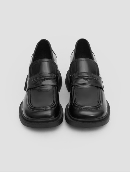 Stitch Square Toe Loafers