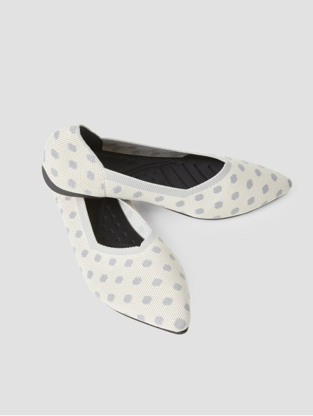 Polka Dot Flat Shoes