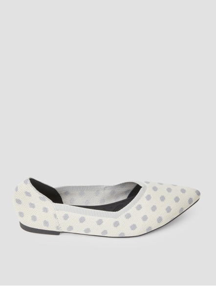 Polka Dot Flat Shoes