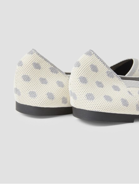 Polka Dot Flat Shoes