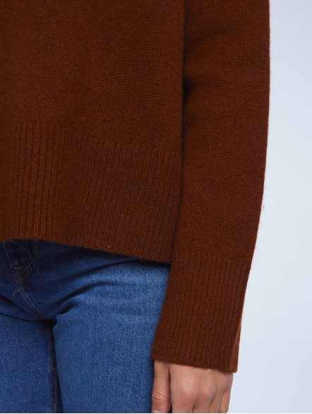 Turtleneck Yak Wool Pullover Sweater