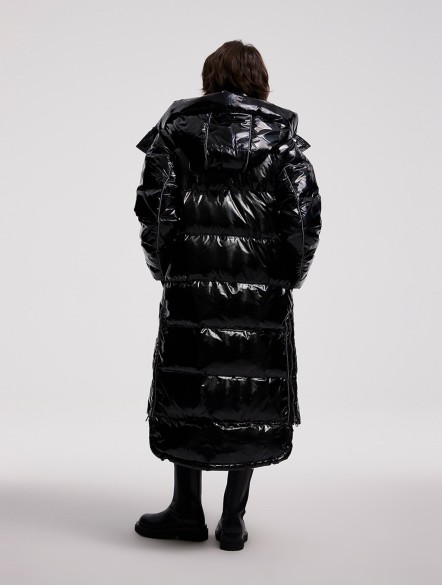 Maxi Shiny Puffer Jacket