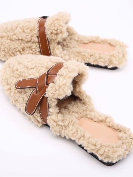 Teddy Texture Flats