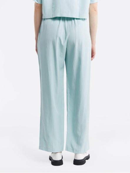 Drawstring Straight Leg Pants