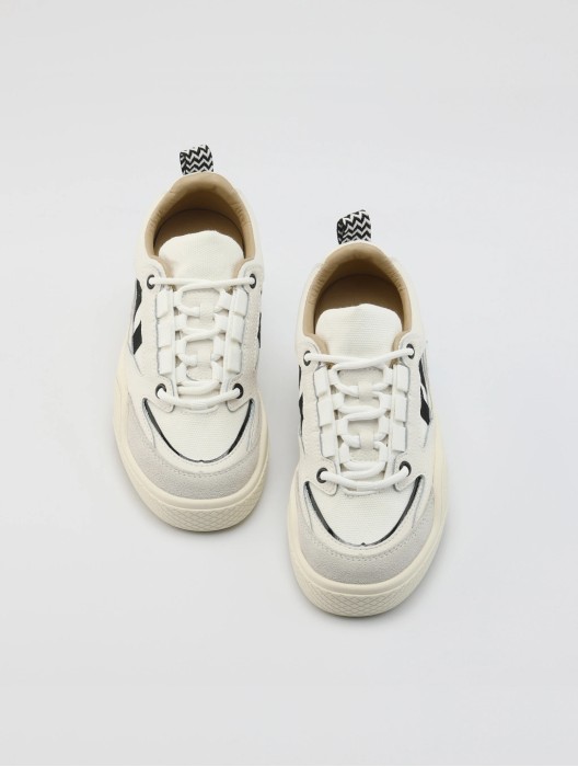 Paneled Soft-sole Sneakers