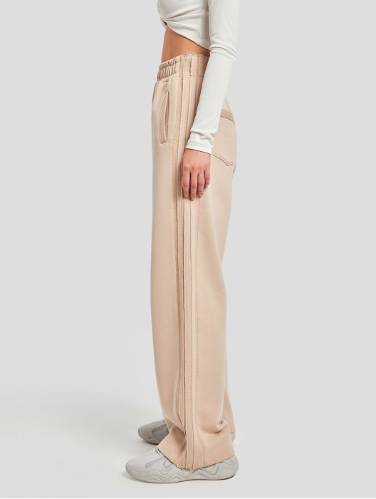 High Waisted Straight Leg Track Pants