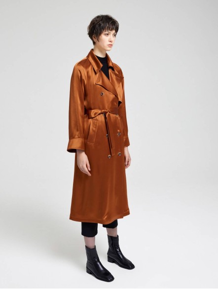 Double-Breasted Trench Coat