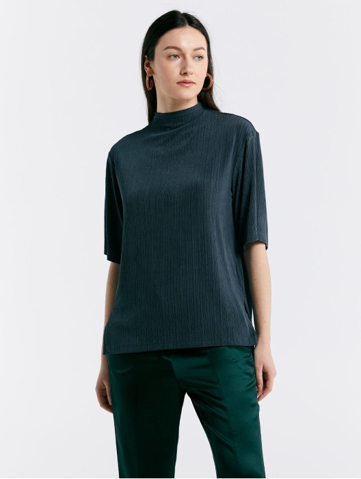 High Standing Collar Top